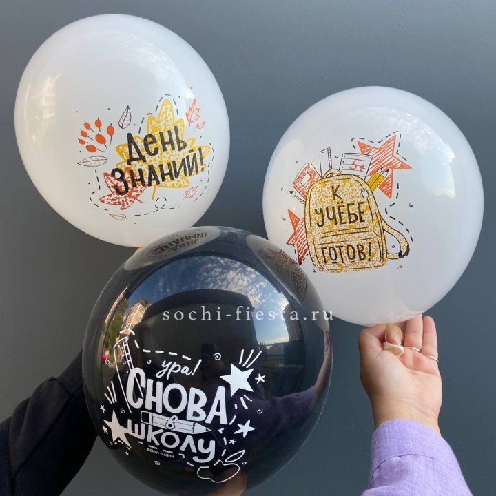 Воздушный шар к 1 сентября в Симферополи