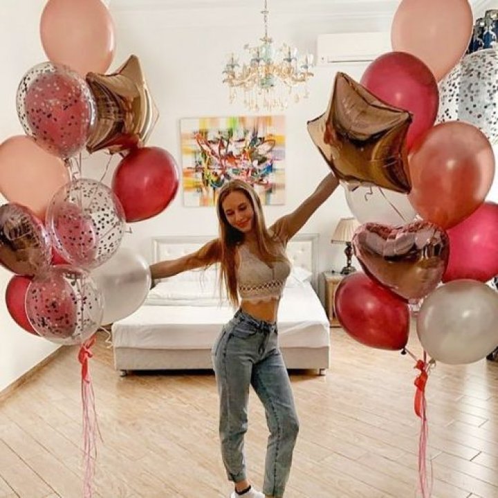 Фонтаны шаров "Селебрити" в Симферополи