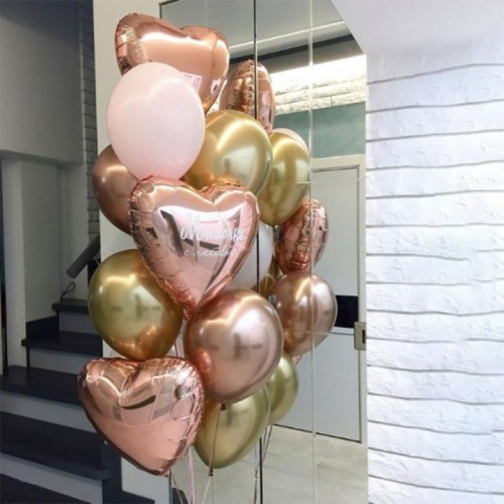 Фонтан шаров "От сердечка" в Симферополи