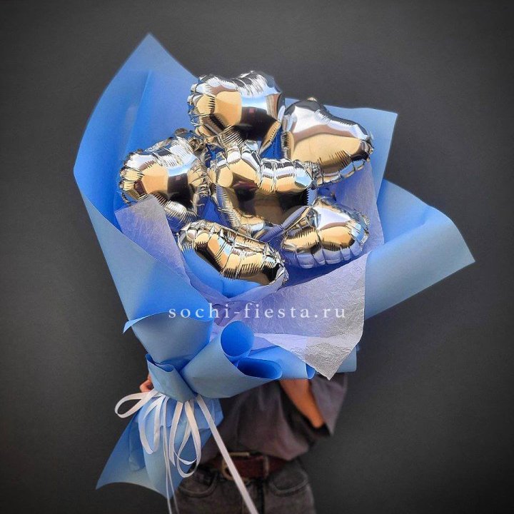 Букет из шаров сердец  №2 в Симферополи