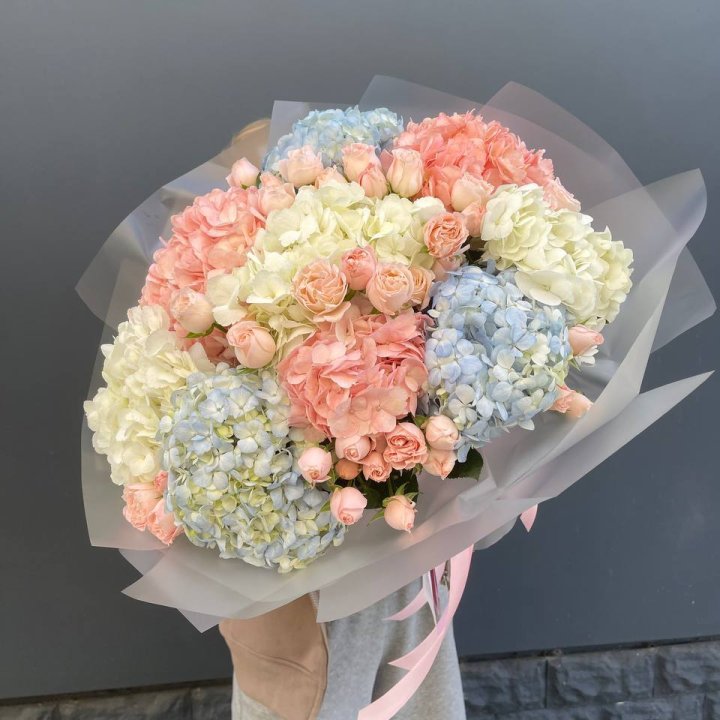 Дуо гортензии и бомбастик в Симферополи