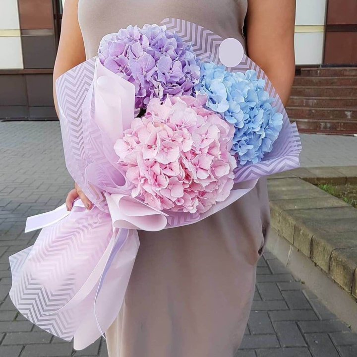 Букет гортензий "Пуф" в Симферополи