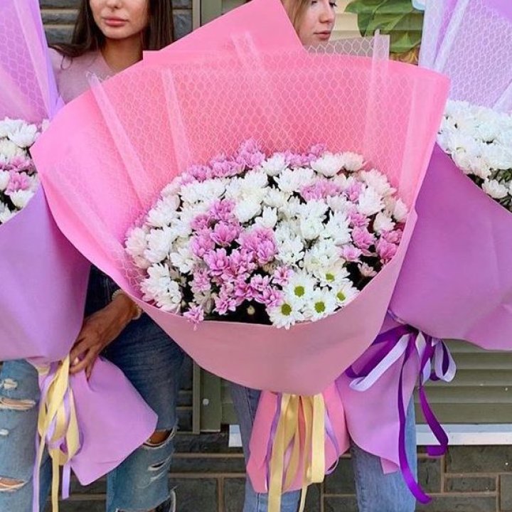 Букет хризантем №3 в Симферополи