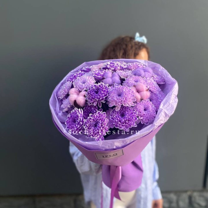 Хризантемы с хлопком в Симферополи