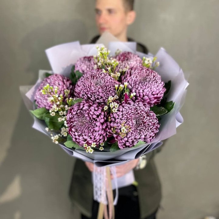 Букет хризантем "Палермо" в Симферополи