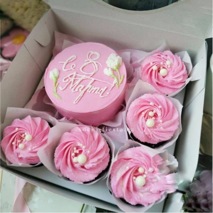 Капкейки и бенто-торт "8 марта!" в Симферополи