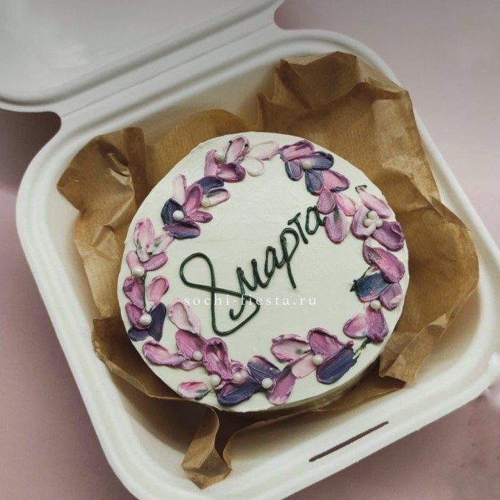 Бенто-торт "8 марта цветы"  в Симферополи