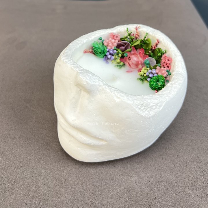 Свеча ароматическая в гипсе  в Симферополи