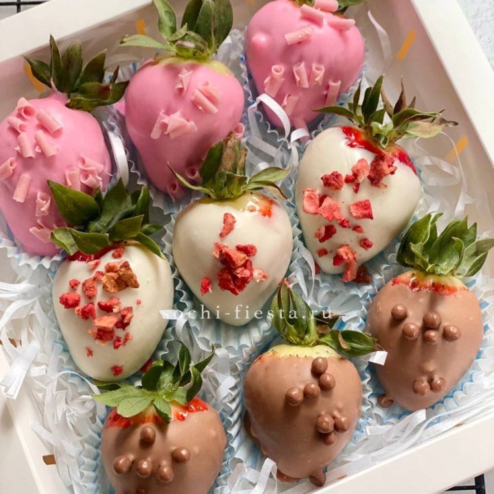 Клубника в шоколаде 9 ягод в Симферополи