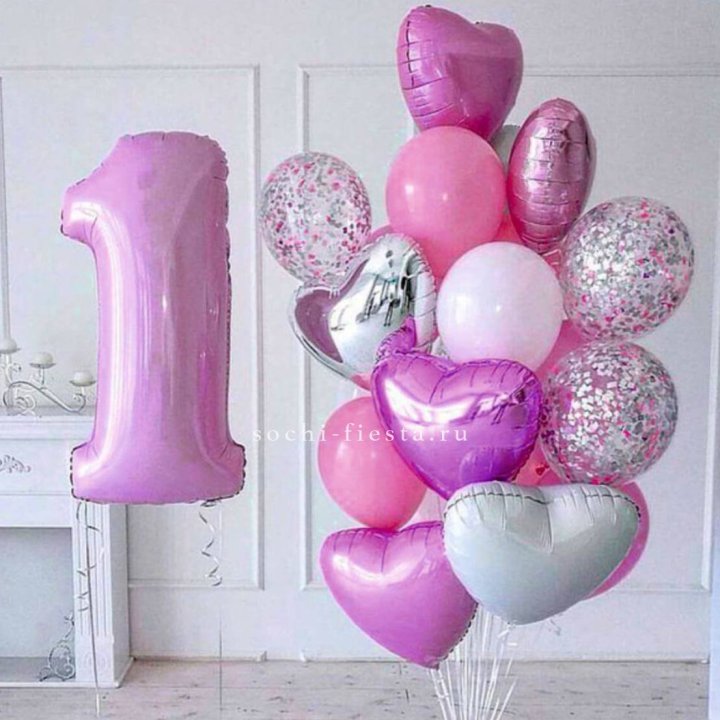 Набор шаров "С днем рождения" в Симферополи