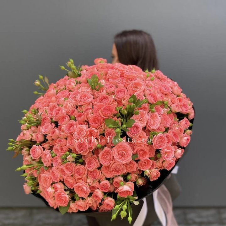 101 кустовая роза Барбадос в Симферополи