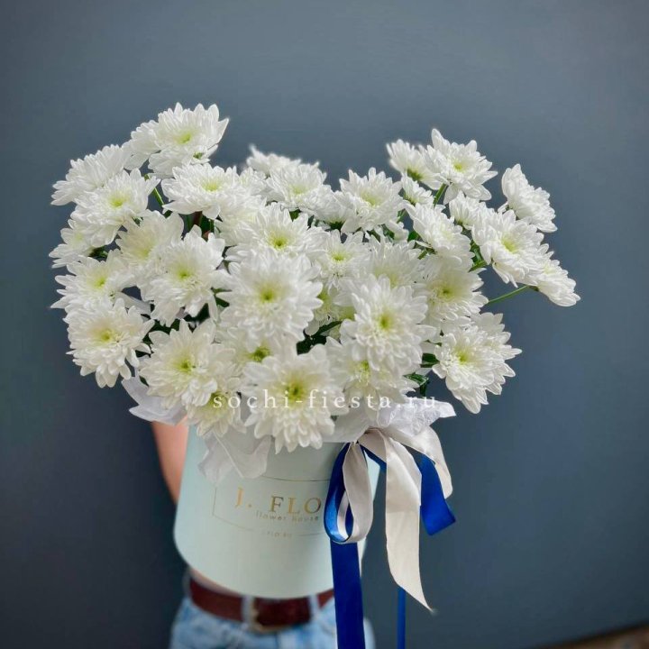 Коробка с хризантемами №3 в Симферополи