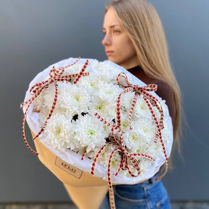 Букет "Хризантемы с любовью" в Симферополи