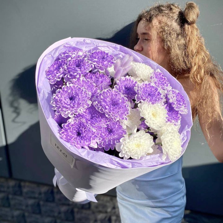  Букет хризантем "Сирена" в Симферополи