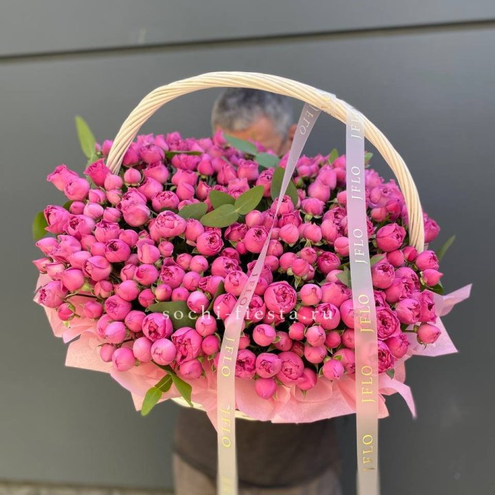 Корзина роз Мисти Баблс 101 в Симферополи