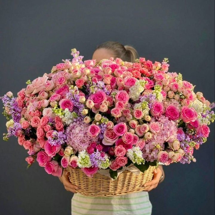 Цветочная корзина гигант №5 в Симферополи