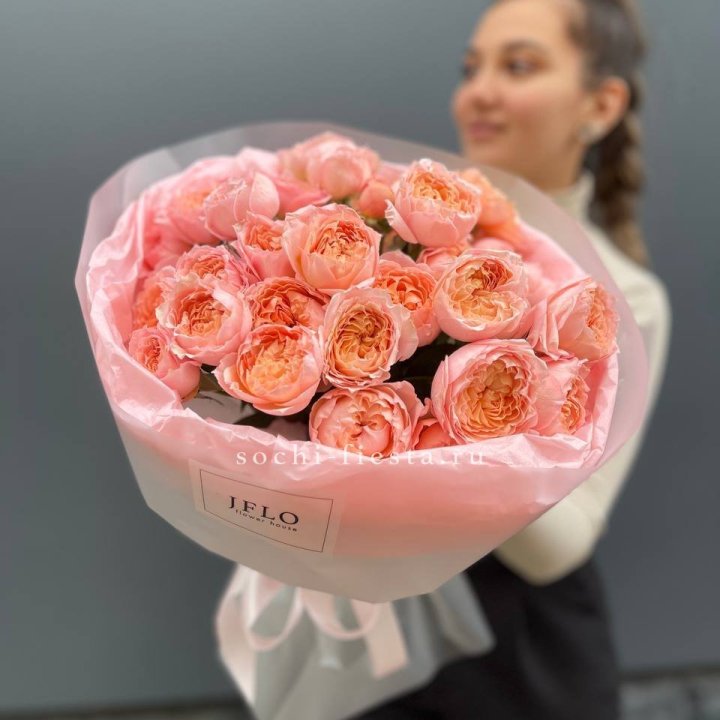 Букет из пионовидных роз Джульетта в Симферополи