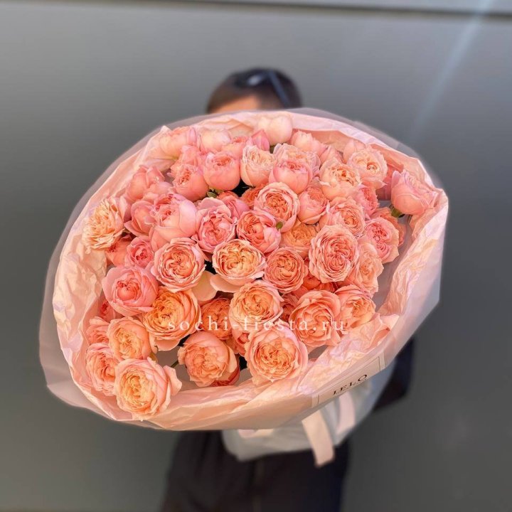 Букет из 21 пионовидной розы Джульетта в Симферополи