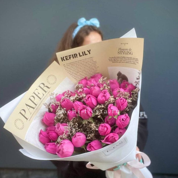 Пионовидные розы баблс №3 в Симферополи