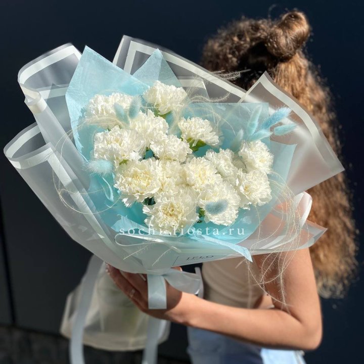 Воздушный букет из диантусов  в Симферополи