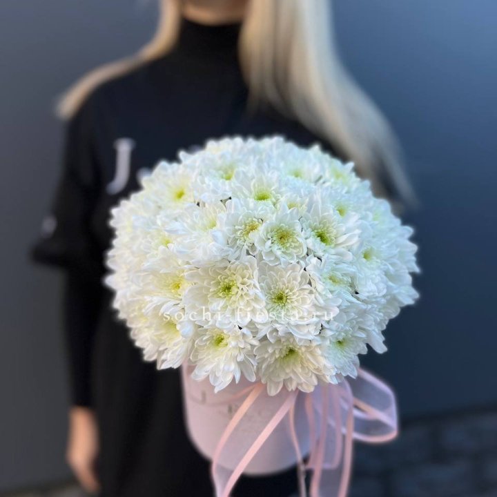 Коробка с хризантемами №1 в Симферополи