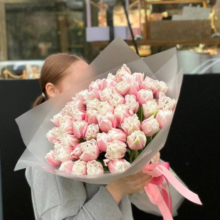 51 нежный тюльпан в Симферополи