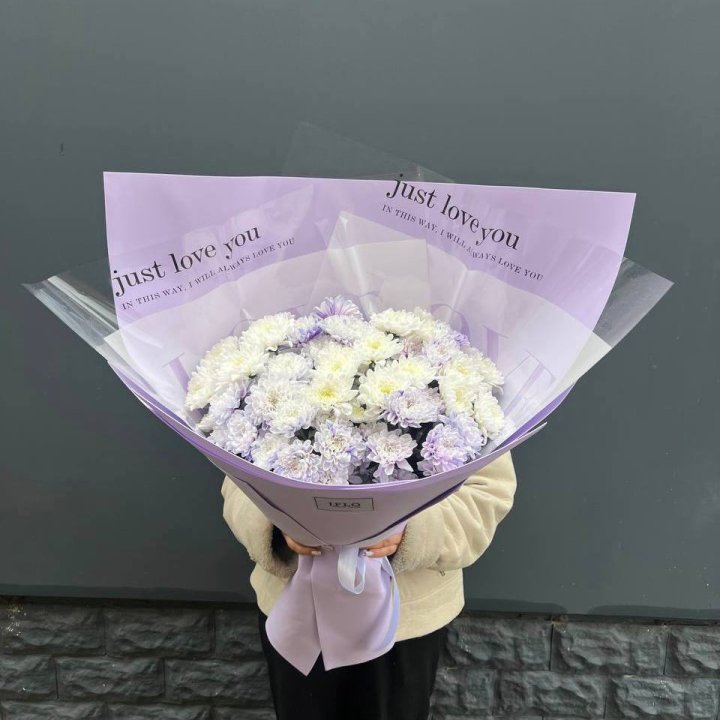 9 воздушных хризантем в Симферополи