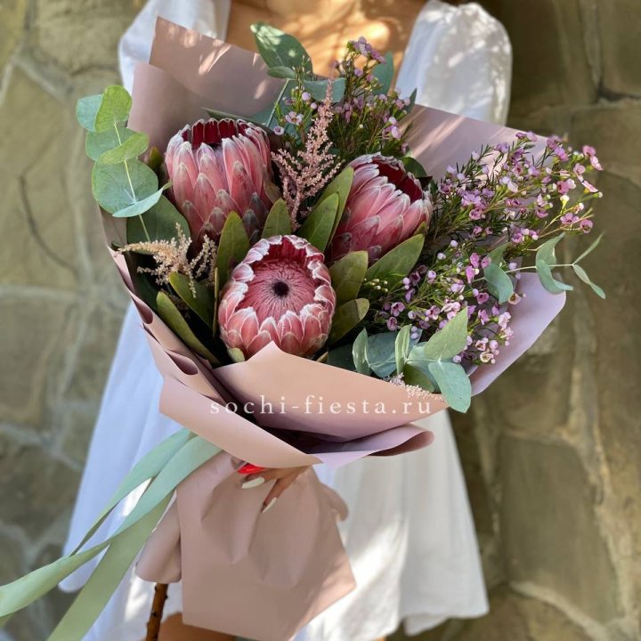 Букет из протеи "Клеопатра"  в Симферополи