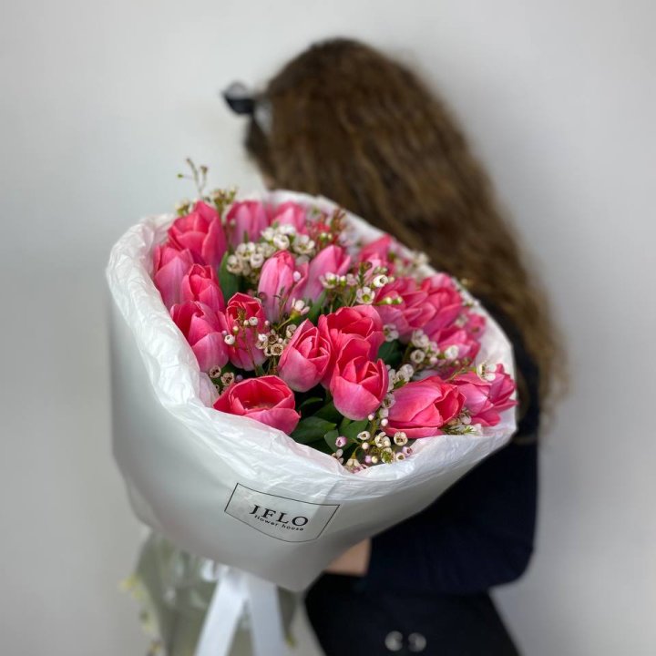 Дуо тюльпаны с хамелациумом в Симферополи