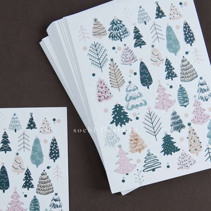 Открытка к букету "Елки" в Симферополи