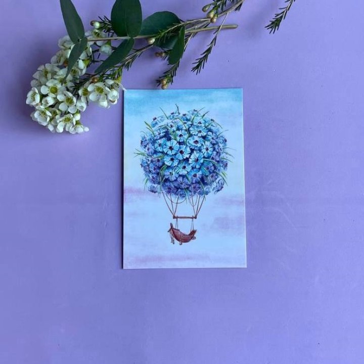 Открытка к букету "Флоростат" в Симферополи