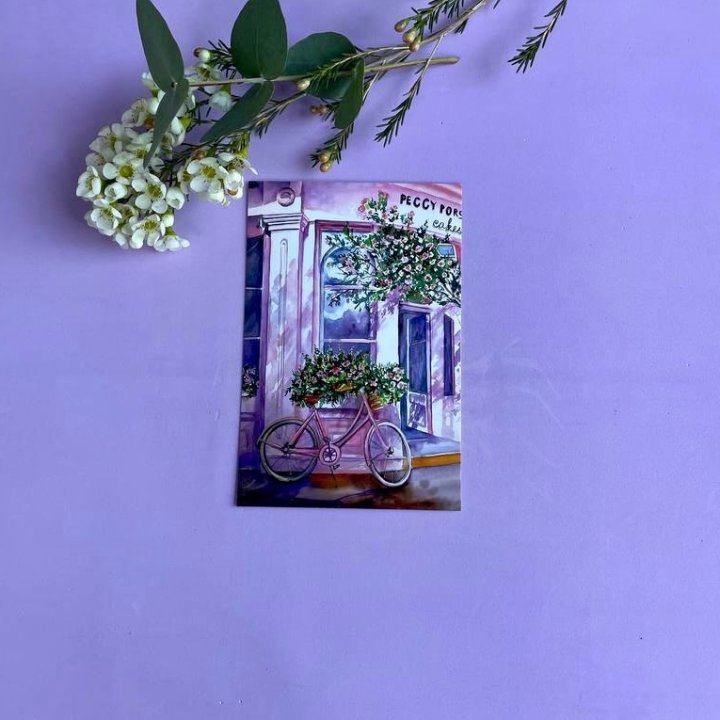 Открытка к букету "Розовый" в Симферополи