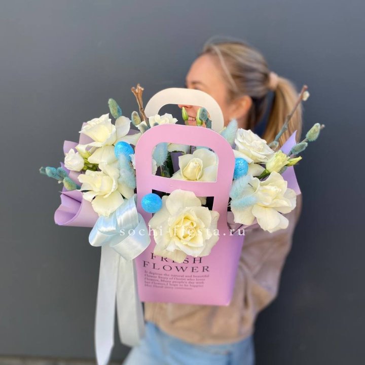 Цветочная сумочка "Пасхальная композиция" в Симферополи