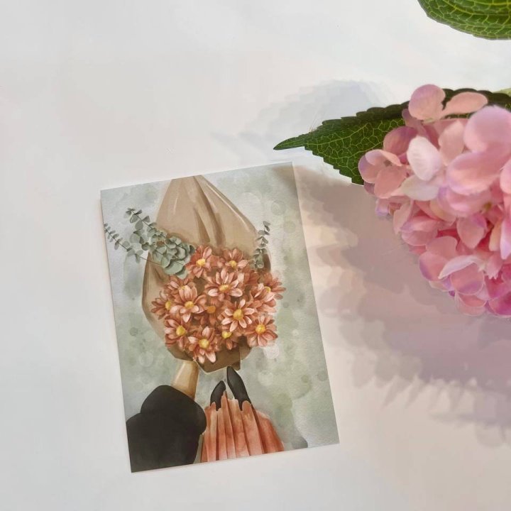 Открытка к букету "Букет" в Симферополи