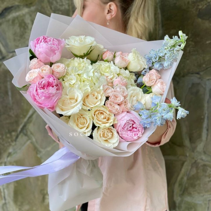 Букет с пионами "Богема" в Симферополи