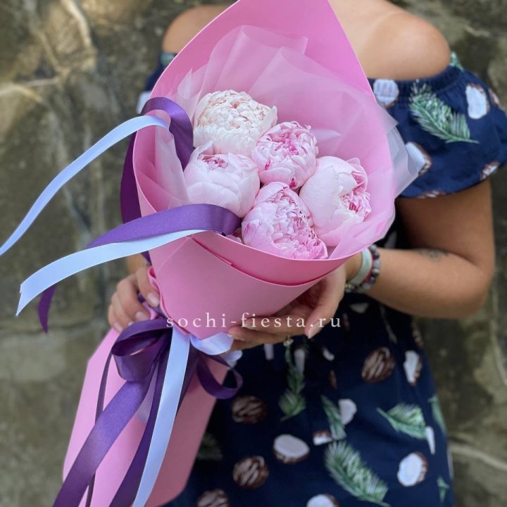 Букет пионов "НАЙ" в Симферополи