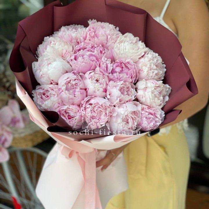 Букет с пионами №5 в Симферополи