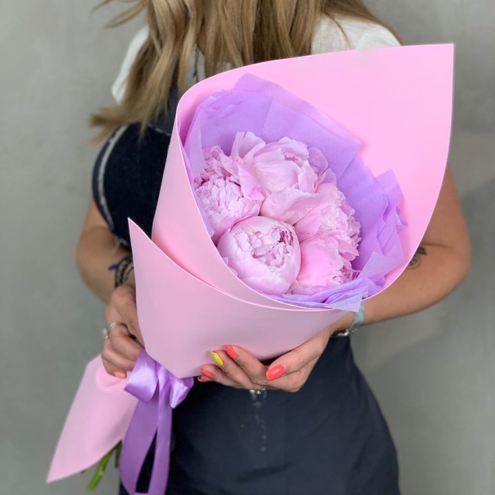 Букет пионов "Файв" в Симферополи