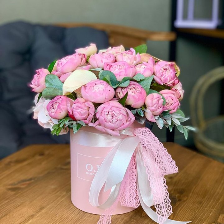 Композиция с пионами №1 в Симферополи