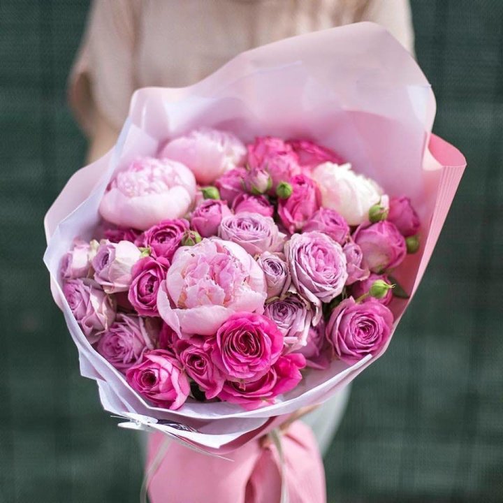 Букет с пионами "Леси" в Симферополи