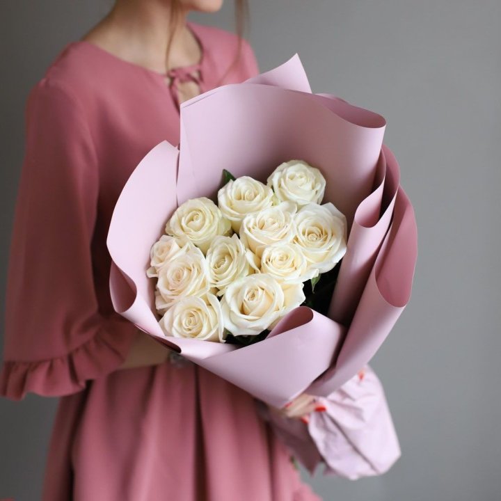 11 белых роз в Симферополи