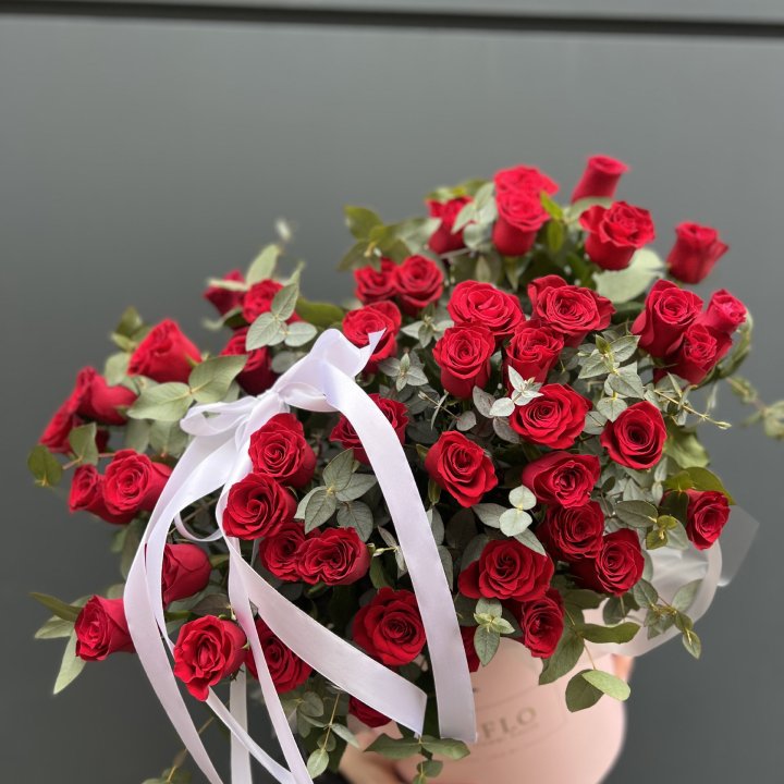 45 Красных роз в боксе "Сеньёрита" в Симферополи