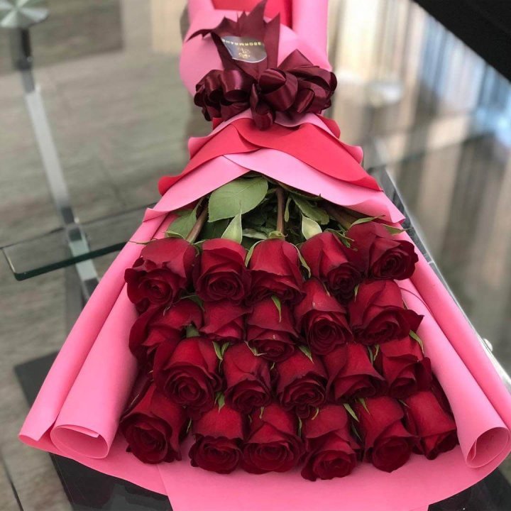 21 красная роза "Элеганс" в Симферополи
