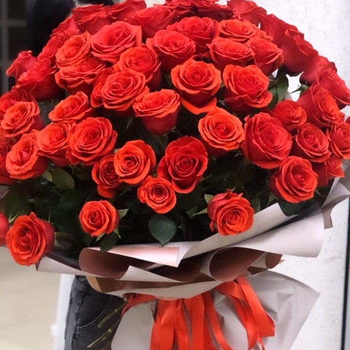 Букет высоких эквадорских роз  в Симферополи