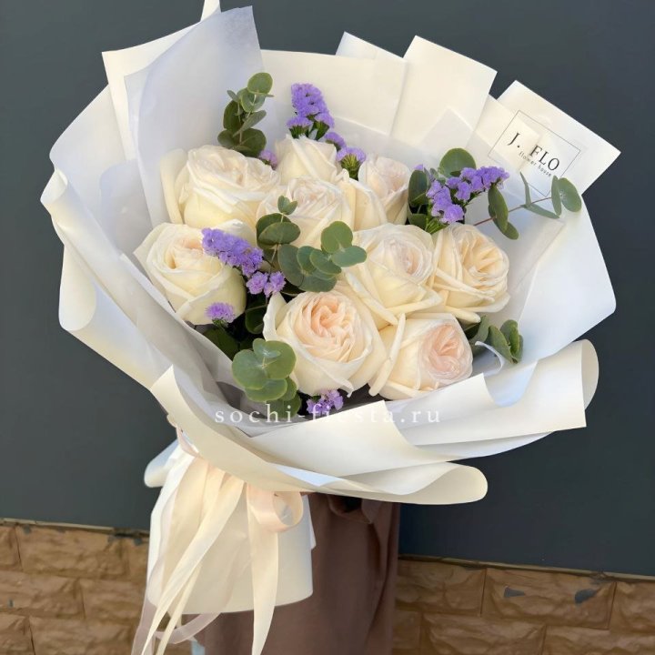 Букет из роз Вайт охара в Симферополи