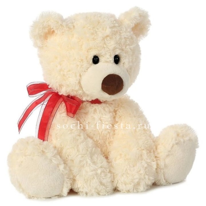 Белый плюшевый мишка  в Симферополи
