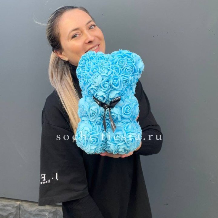 Игрушка медведь голубая в Симферополи