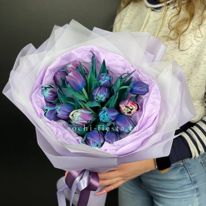 Букет тюльпанов "Пандора" в Симферополи