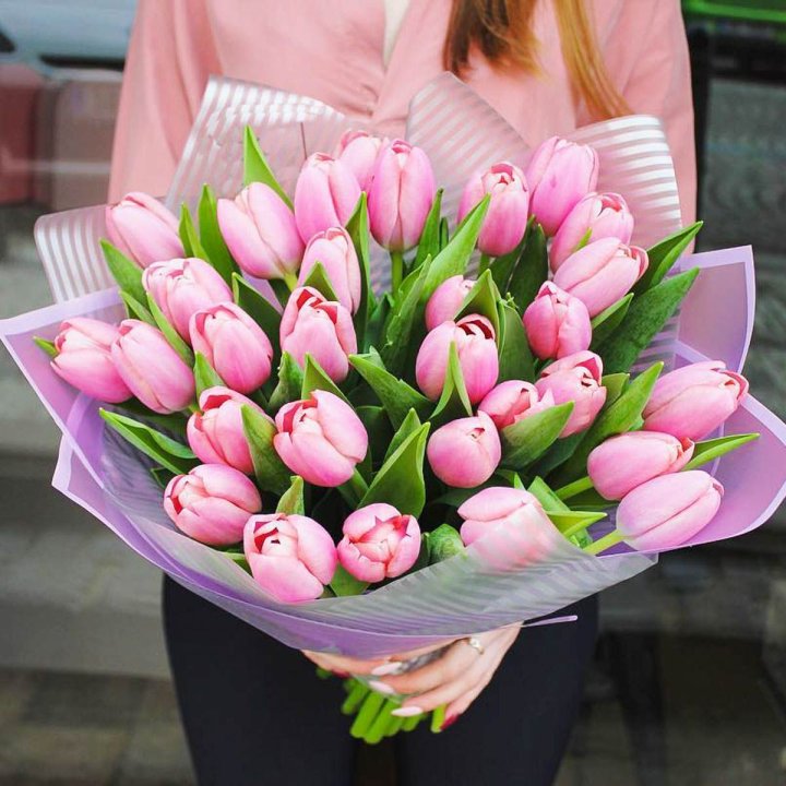 25 тюльпанов "Айс крем" в Симферополи