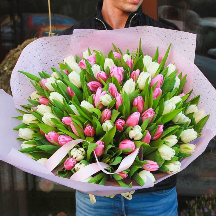 101 тюльпан микс в Симферополи